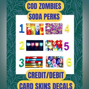 Call of Duty High Quality Card Skins Decals